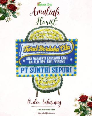 Papan Bunga Duka di Sentajo Raya
