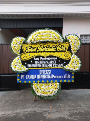 Papan Bunga Duka di Sentajo Raya